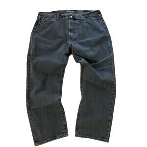 Abercrombie & Fitch Authentic Rigid Denim Loose Jeans Men’s Sz 40x30 Black Baggy